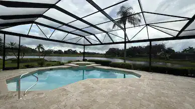 Pool Enclosure completed job — SAS Aluminum SWFL