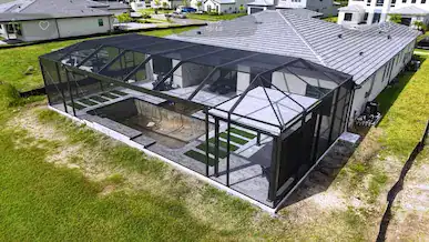 Pool cage work in Lee County — SAS Aluminum